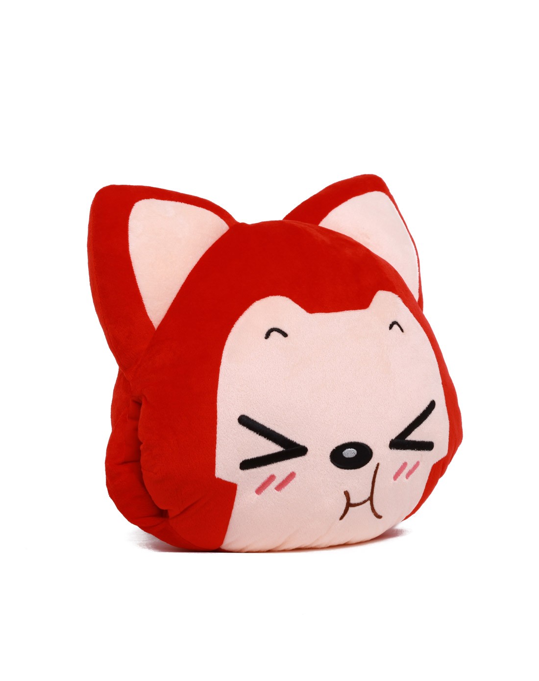 阿狸表情暖手抱枕-吃货