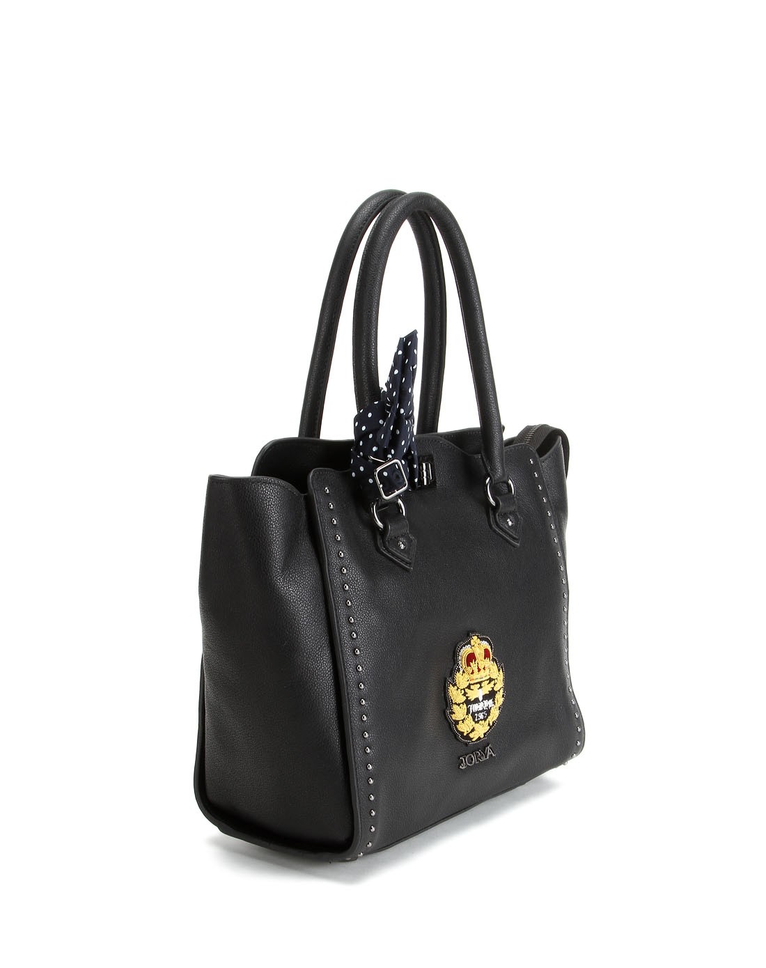 jorya黑色韩版大方两用包