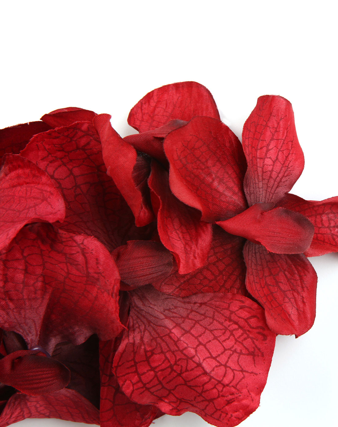 单支万代兰高档仿真花(红色)