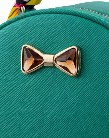 松石绿新款时尚艺术手柄精致手提/斜挎包