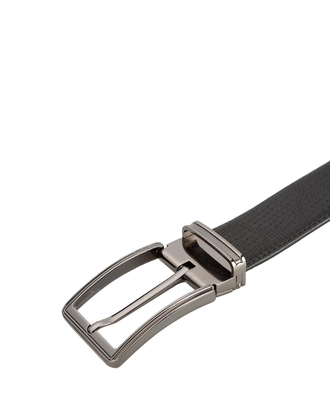 意尔康yearcon箱包专场-黑色商务办公室男皮带