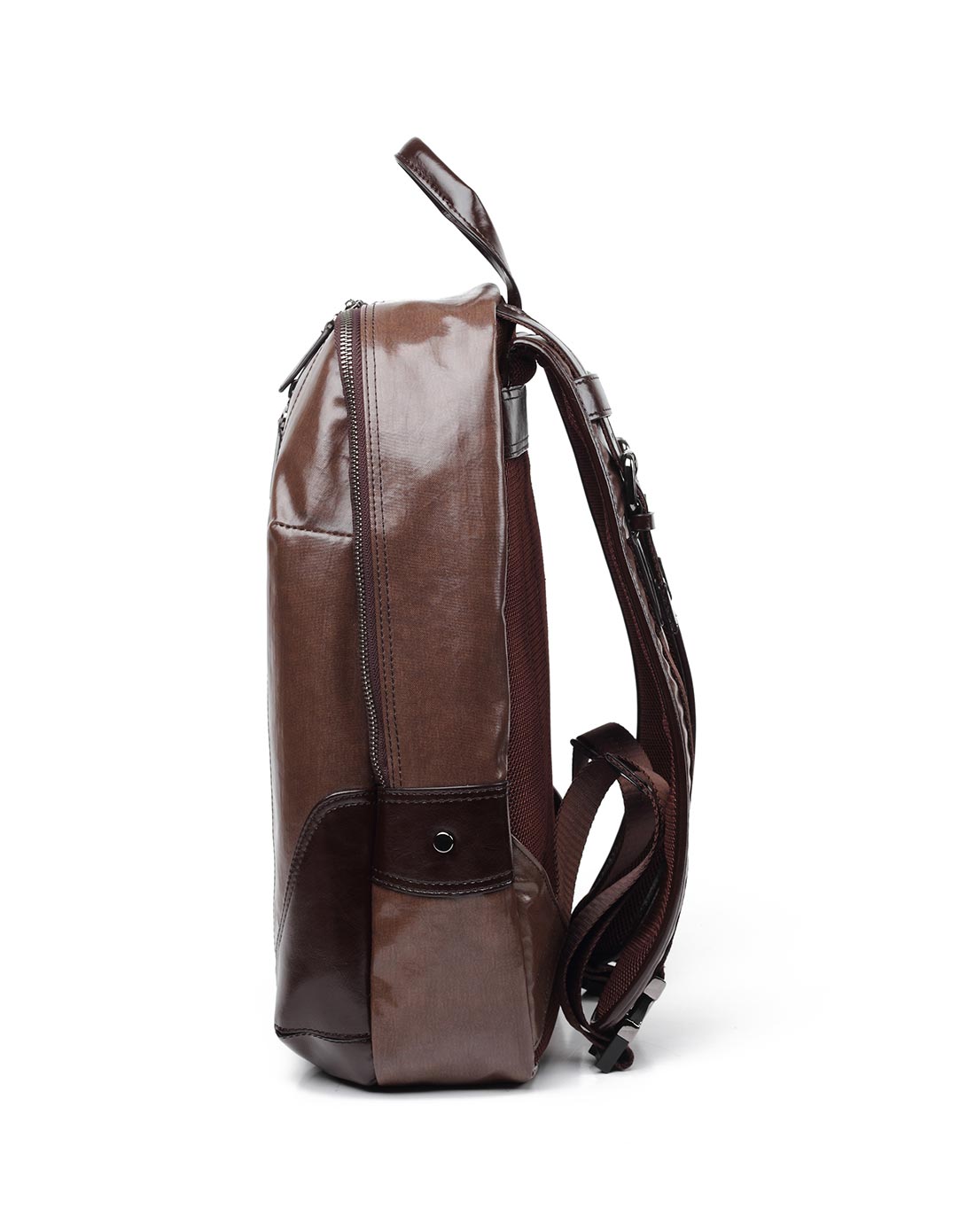 意尔康yearcon箱包专场-咖啡色时尚多袋商务休闲男双肩包