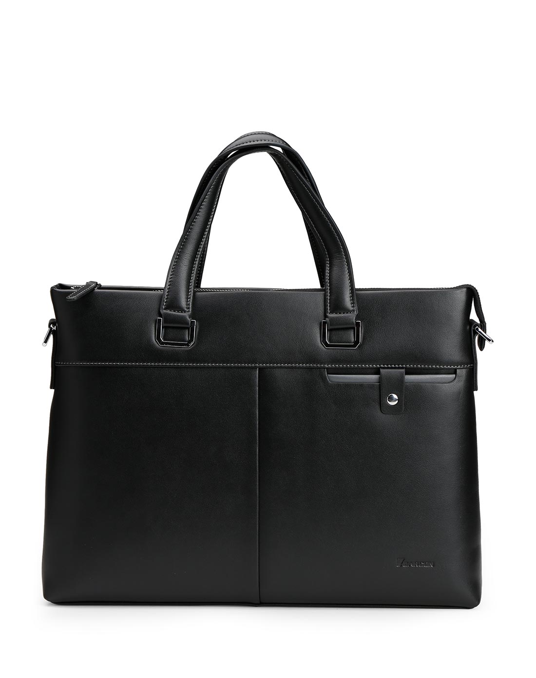 意尔康yearcon箱包专场-黑色时尚多袋商务休闲男手提单肩包