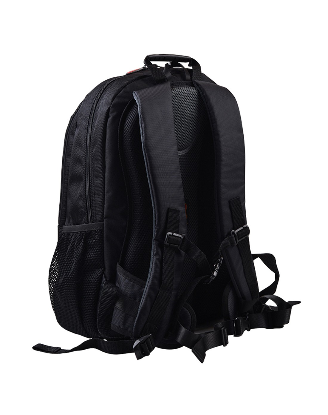 男黑色无压护脊书包4-6年级