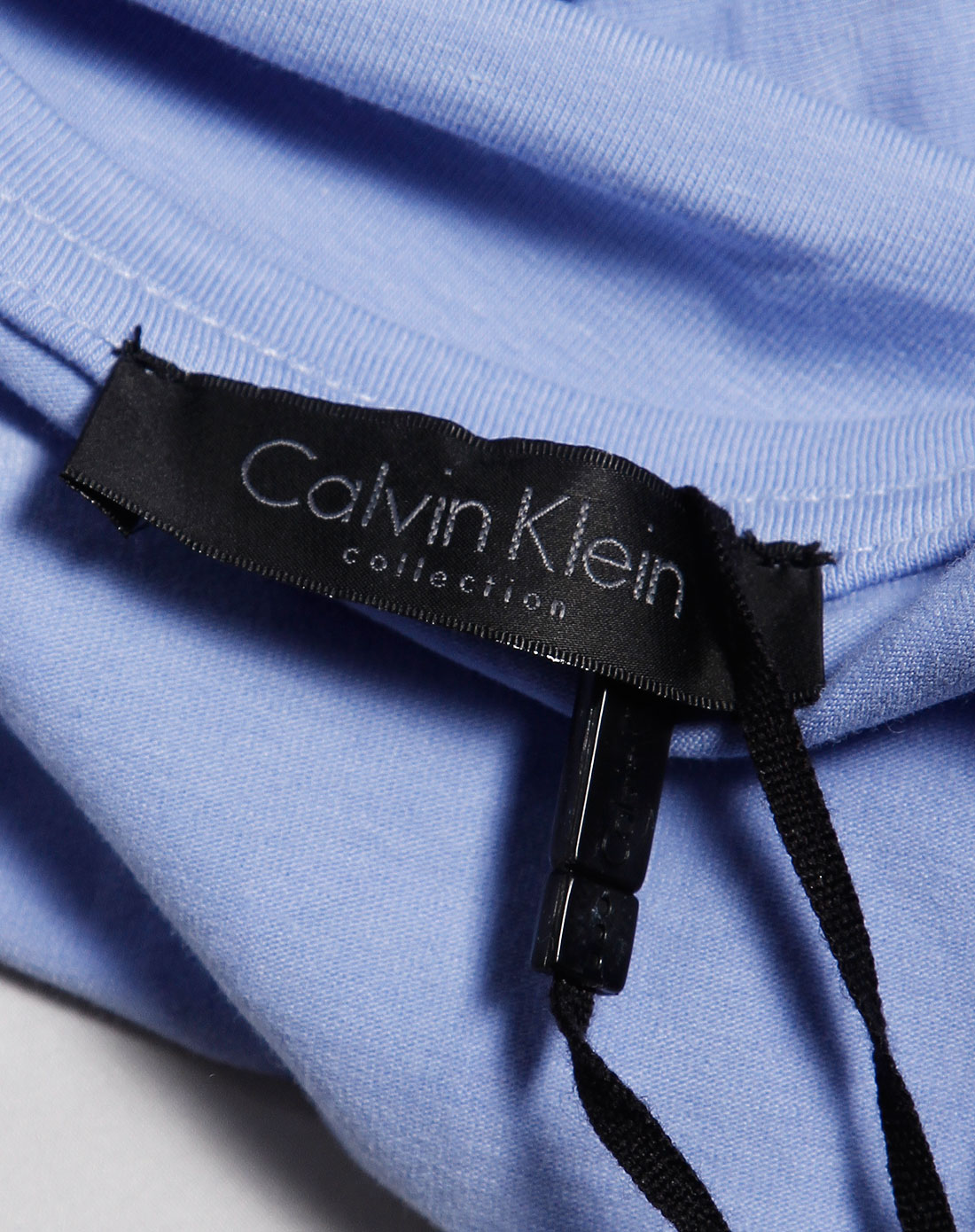 卡尔文克莱恩calvin klein 女款粉蓝色圆领休闲短袖t恤