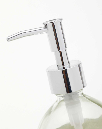 印花玻璃按压式洗手液/乳液瓶500ml