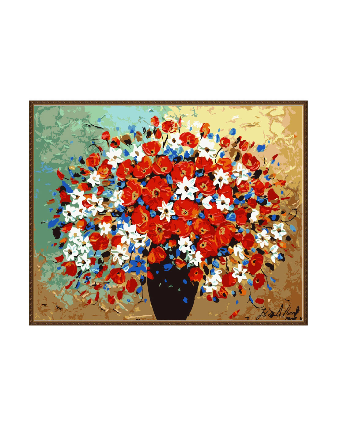 数字油画繁花似锦40*50cm