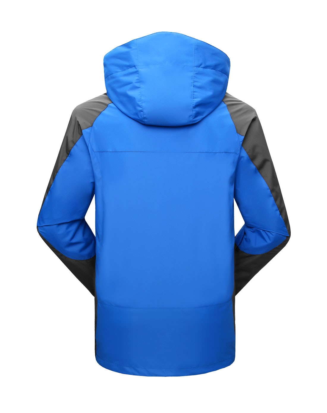 舒适保暖 男款天蓝色冲锋衣两件套 时尚百搭