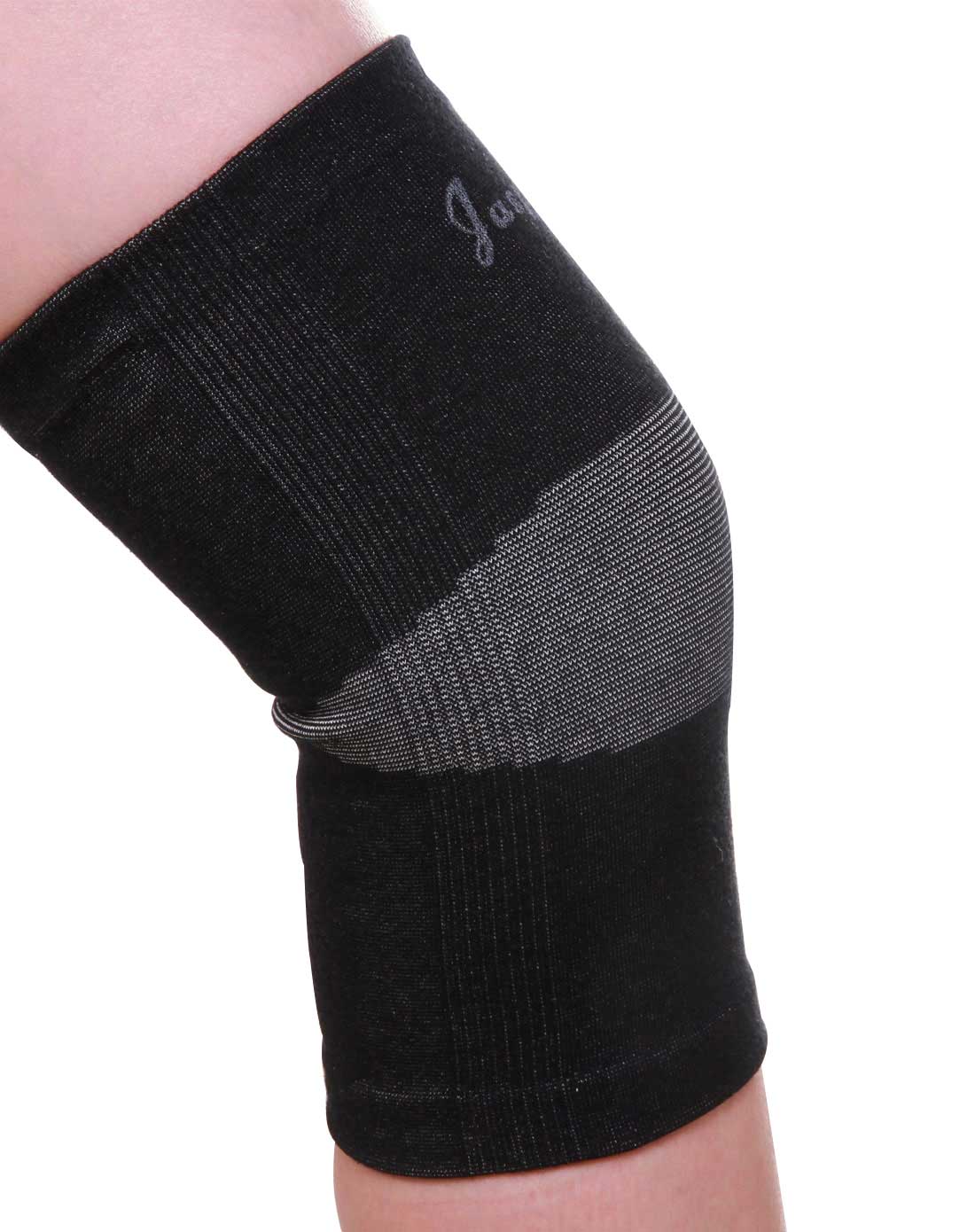 大来 中性款黑白色高级吸湿排汗护膝 运动专用