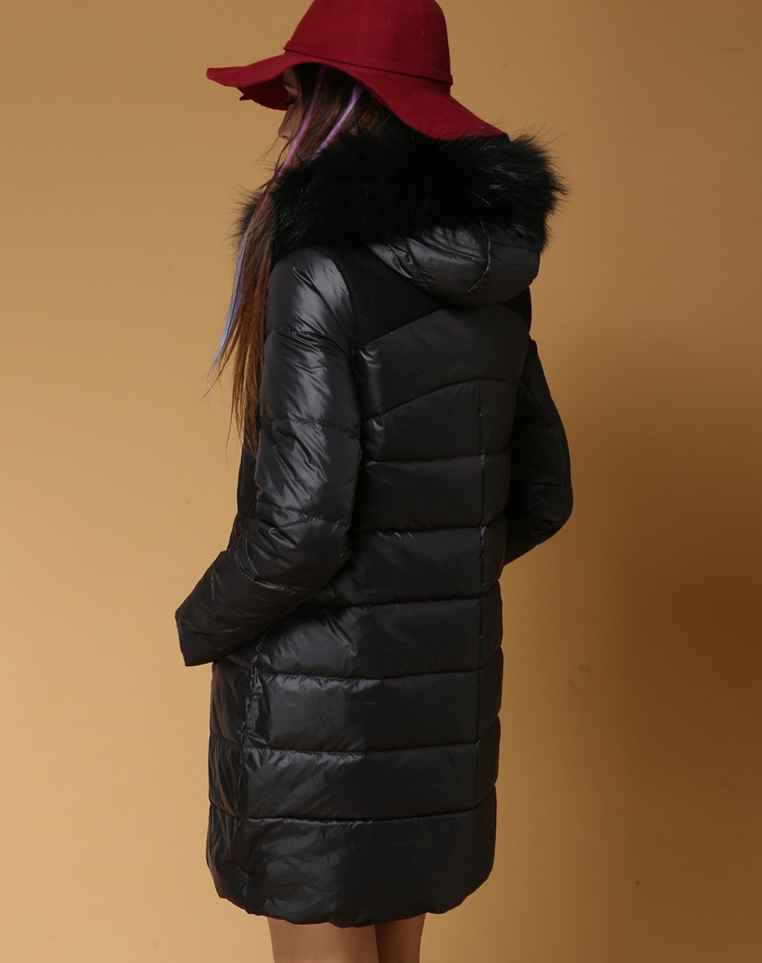 卡莎布兰卡casablank女装专场 > 长袖黑色羽绒服