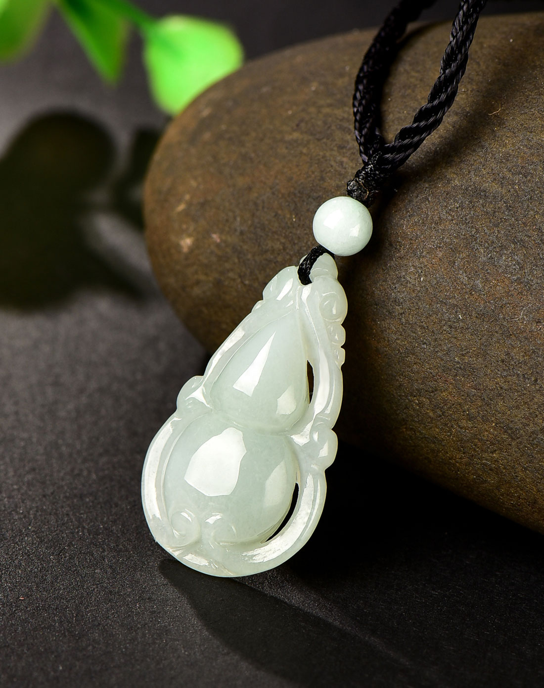 高冰种天然翡翠葫芦吊坠