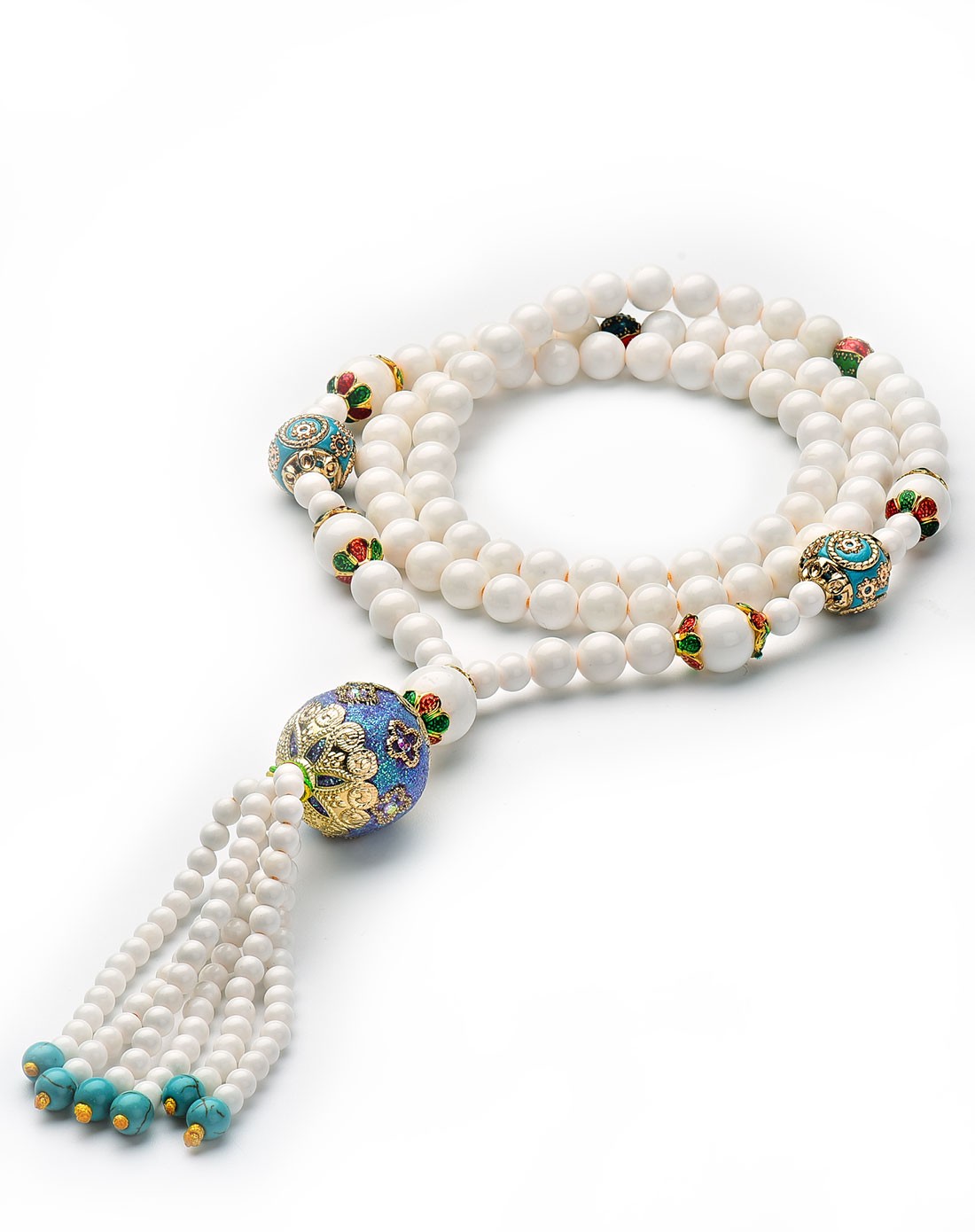 高大上时尚百搭天然砗磲配衣链项链