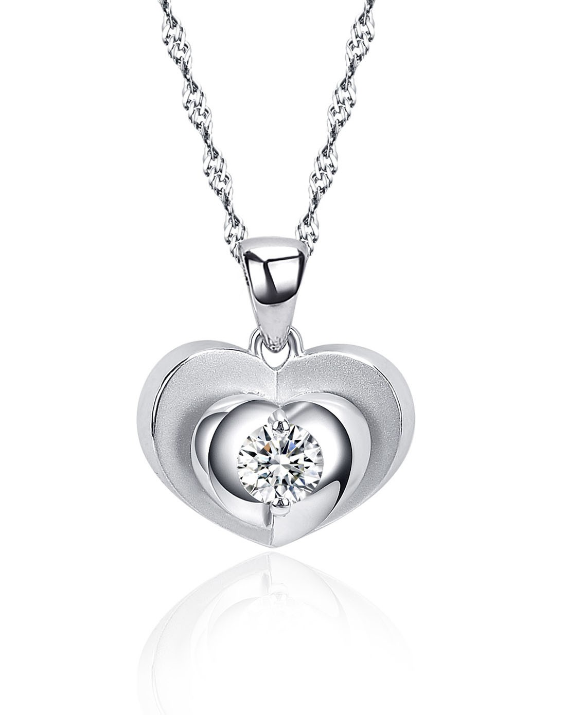 pt950钻石经典时尚吊坠