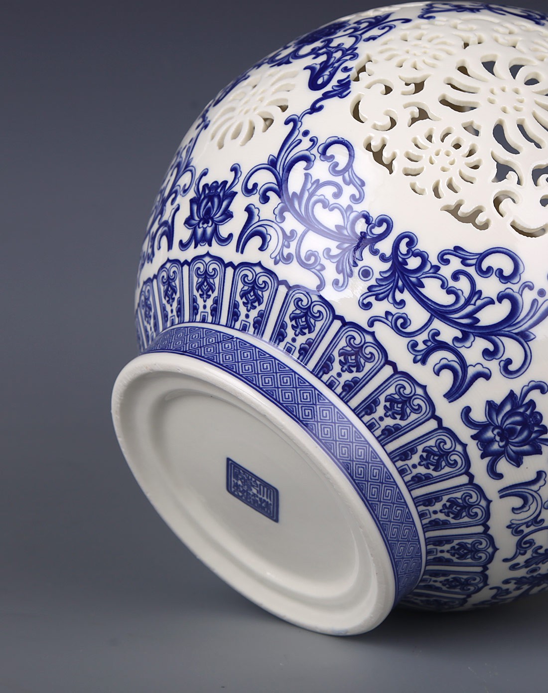 100件玉壶春转心瓶-青花