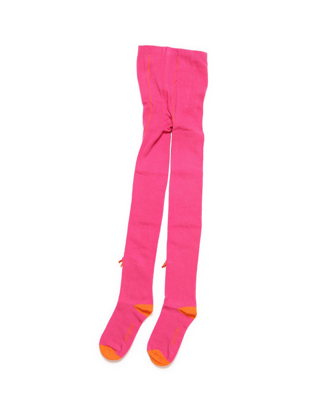 女童玫红色舒适连裤袜