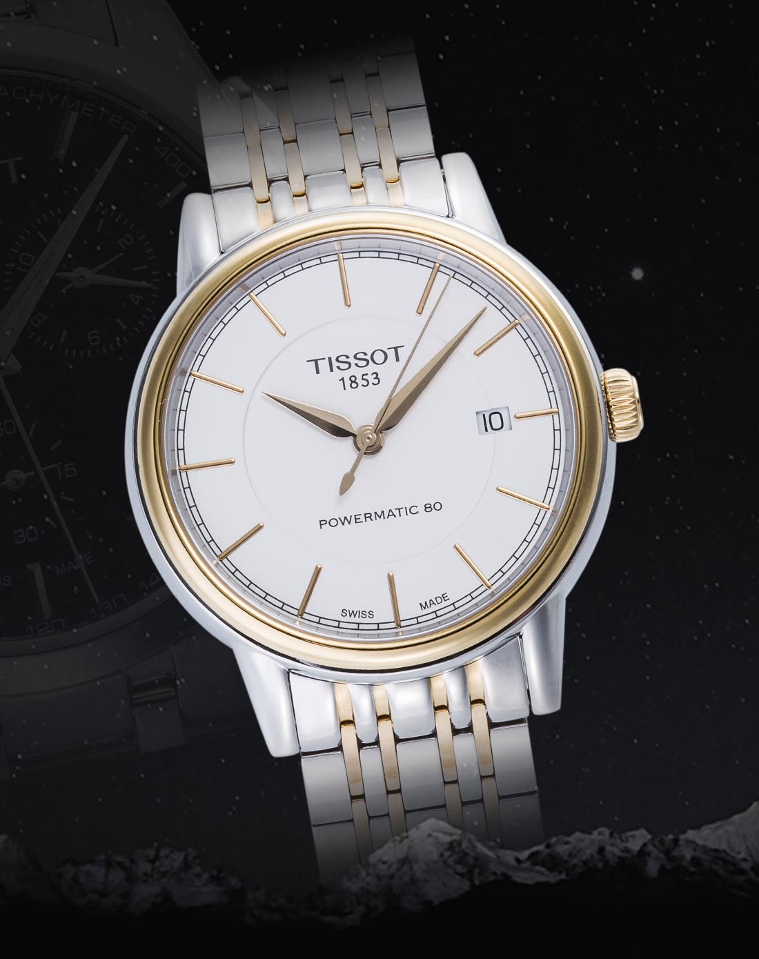 天梭tissot手表专场-卡森系列机械男表 t085.407.22.011.00