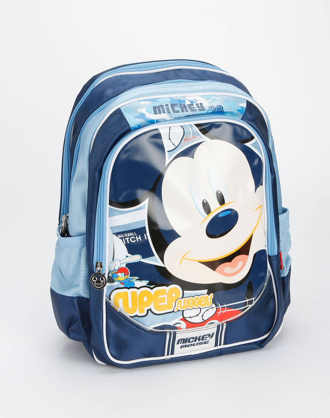 男童宝蓝色米奇卡通学生书包