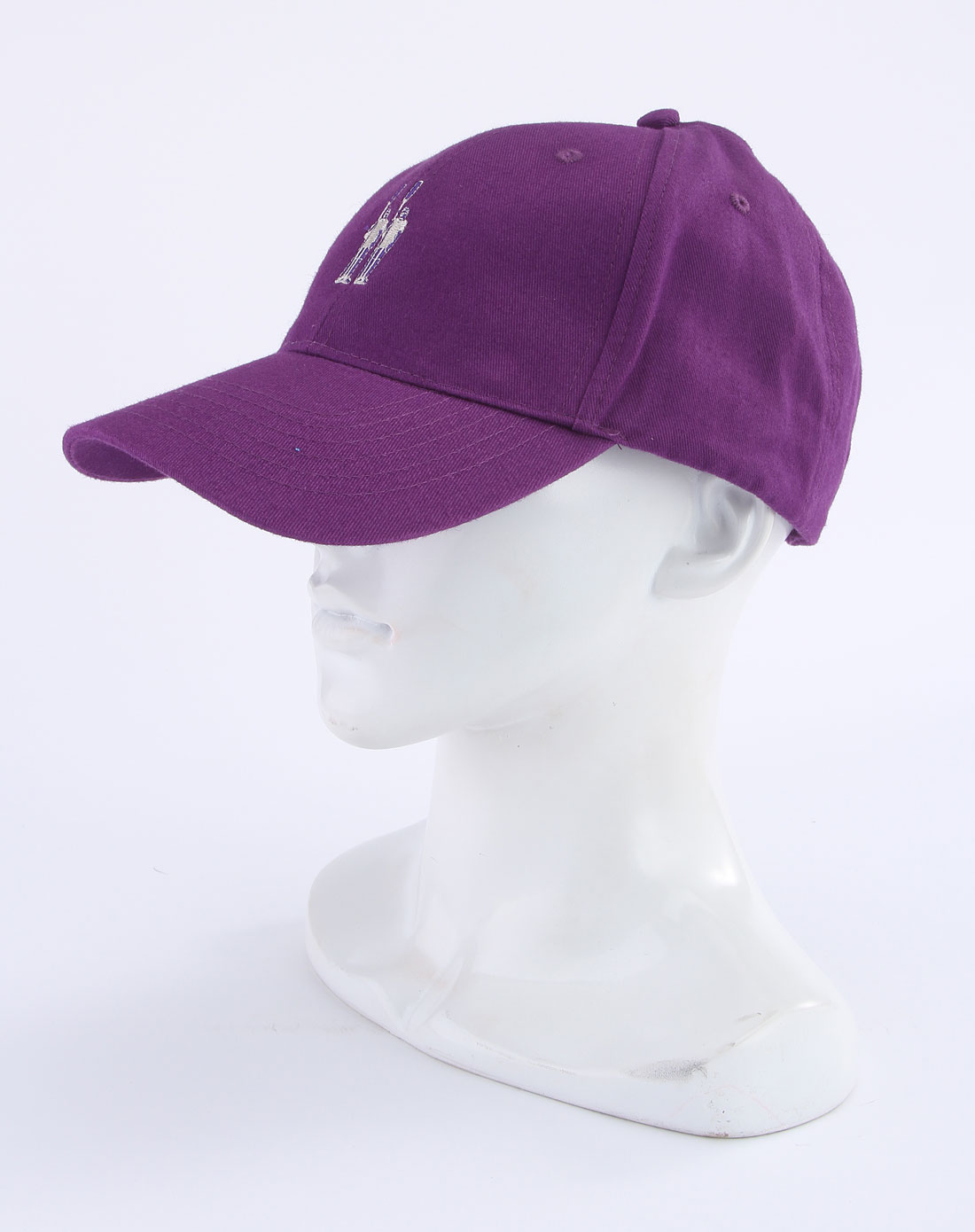 紫色时尚休闲鸭嘴帽