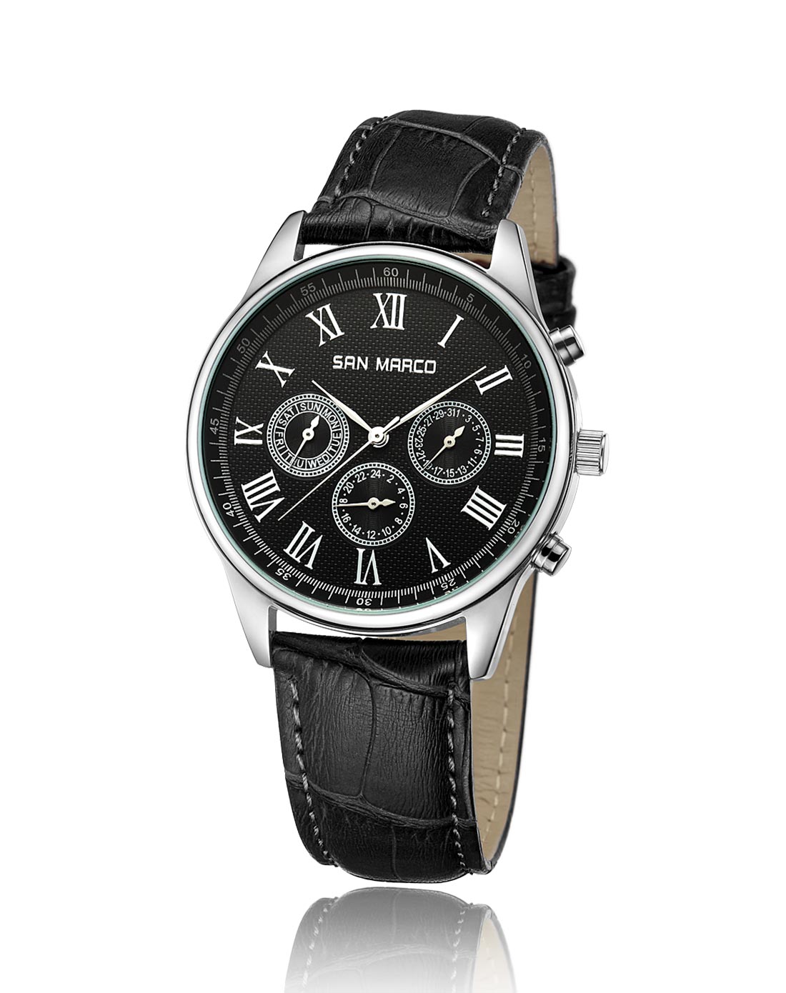 marco手表专场 > 唯品专供款 多功能商务休闲石英男表