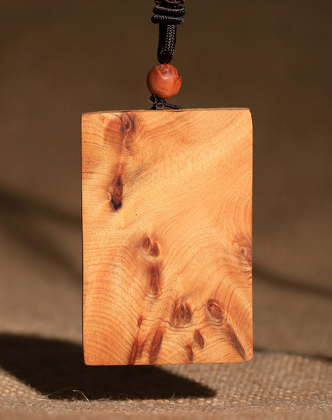 平安无事崖柏无事牌