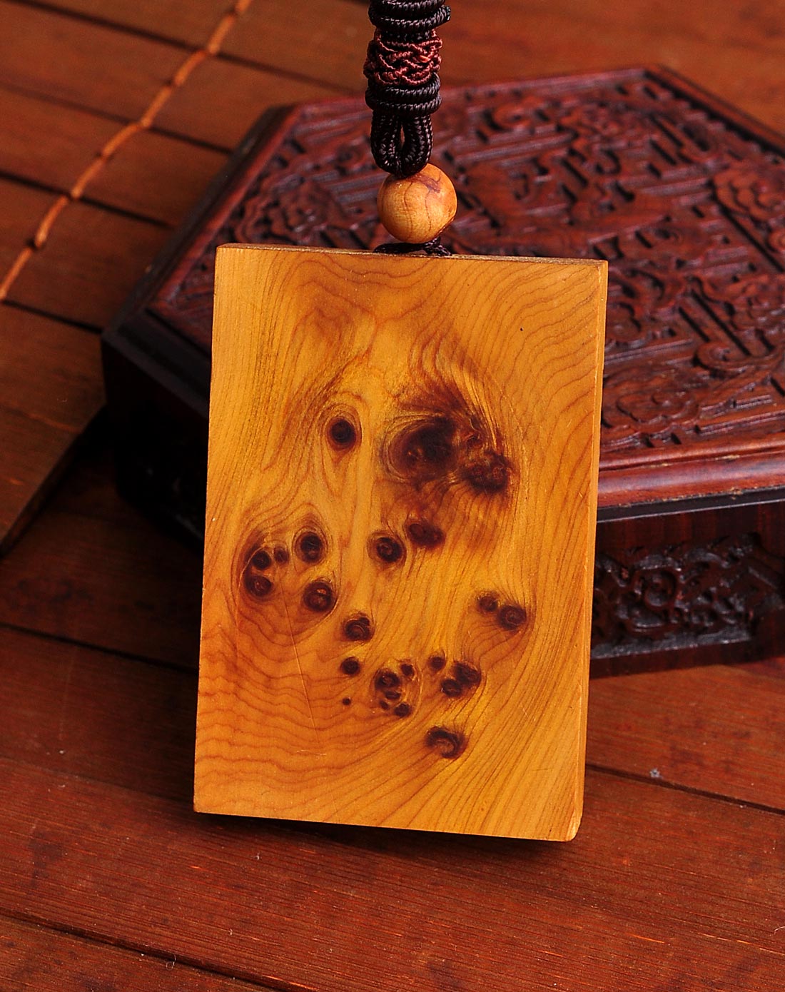 平安无事崖柏无事牌