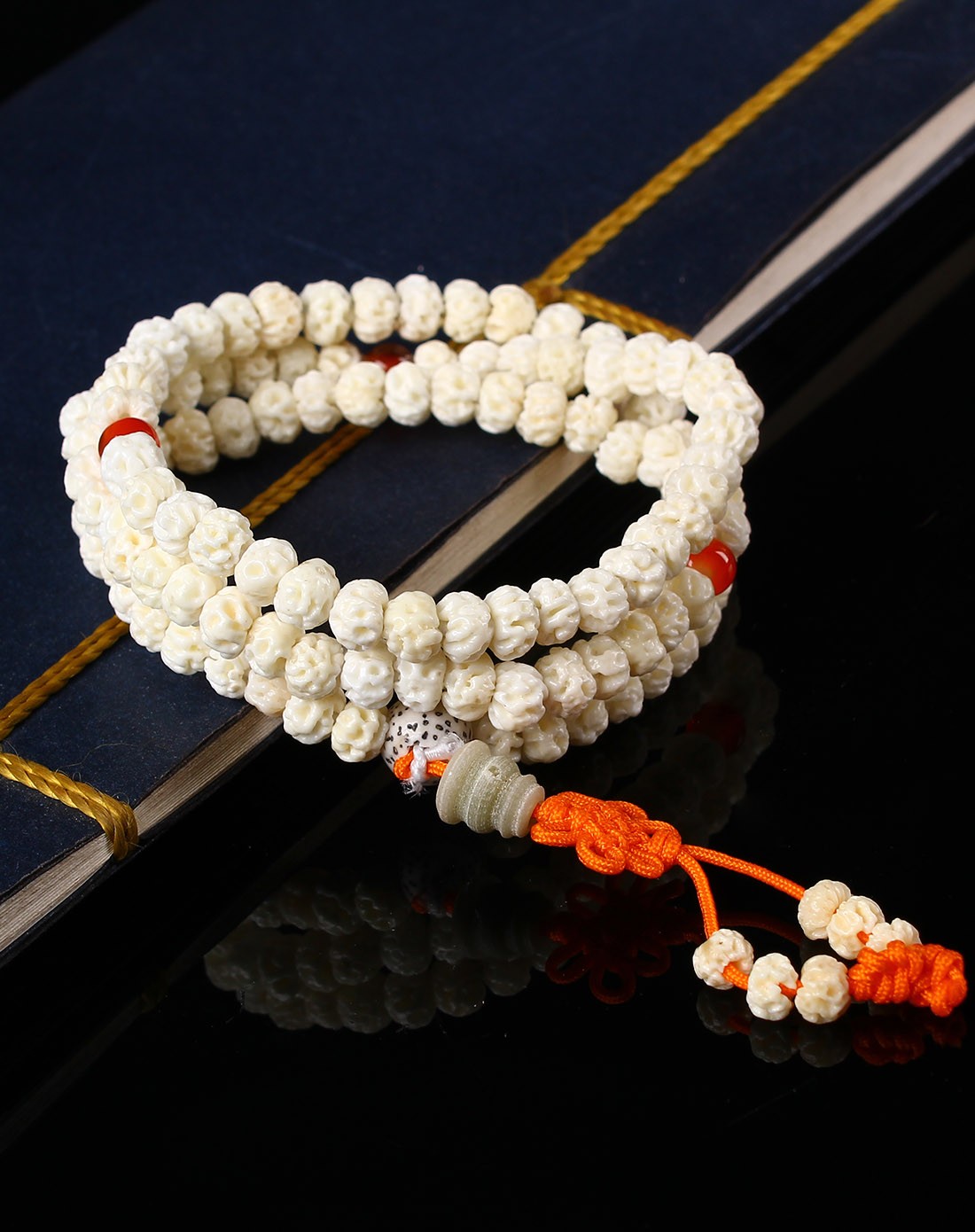 天然白如意菩提手串6mm