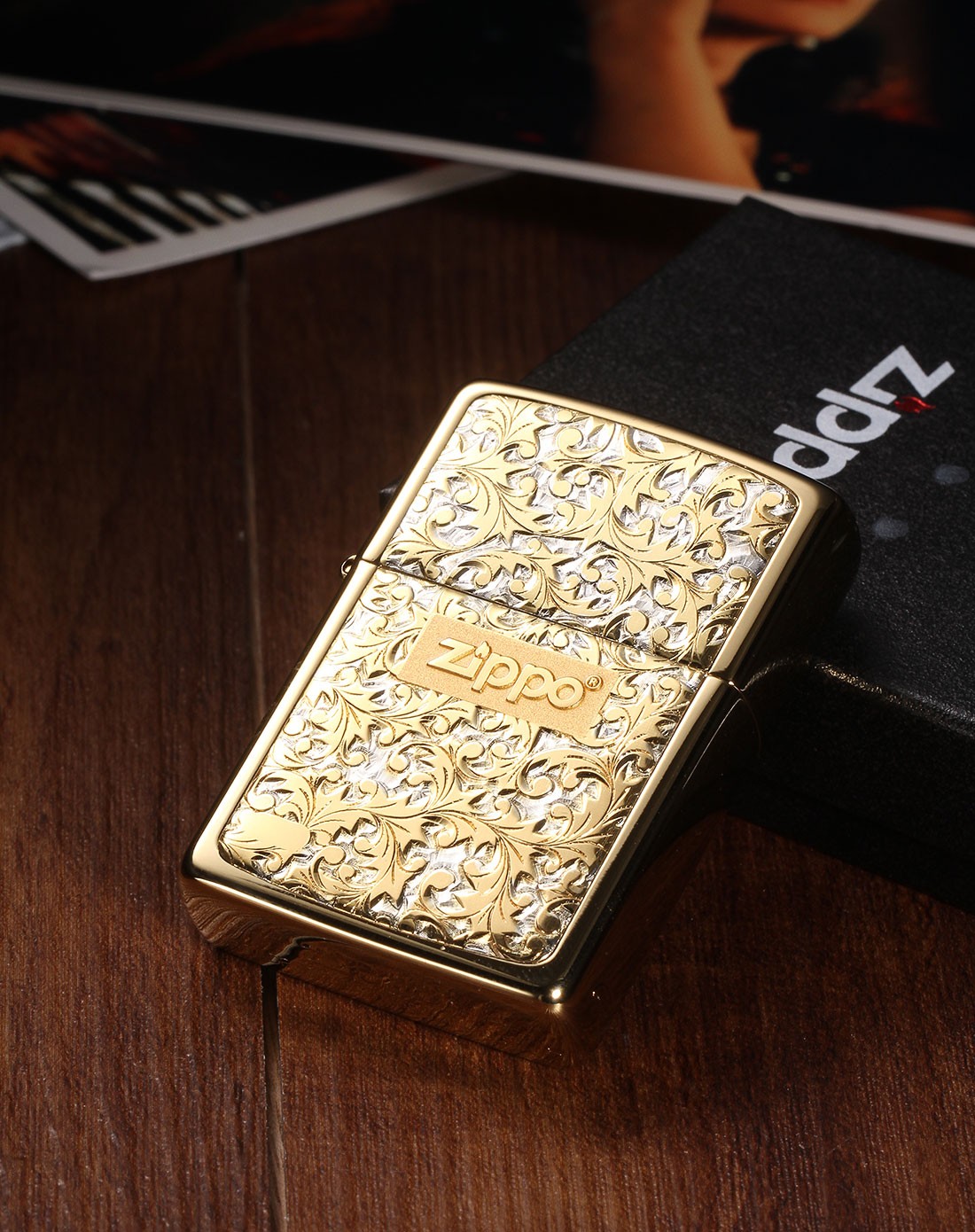 zippo日版唐草图册,日版zippo图册 芝宝zippo打火机专场-日版jz32432(k-7唐草)