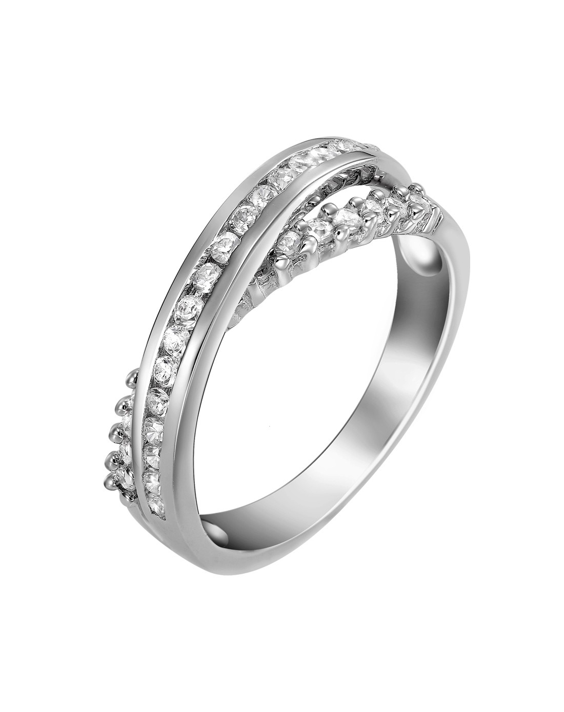 925银carino个性系列交叉造型戒指13