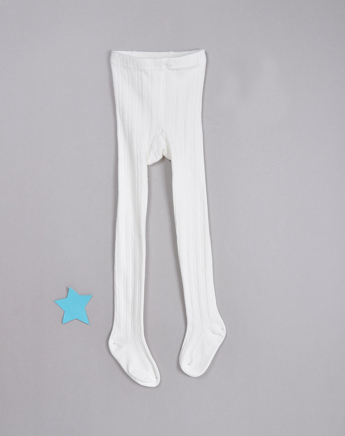 宝贝心语 白色纯棉连裤袜