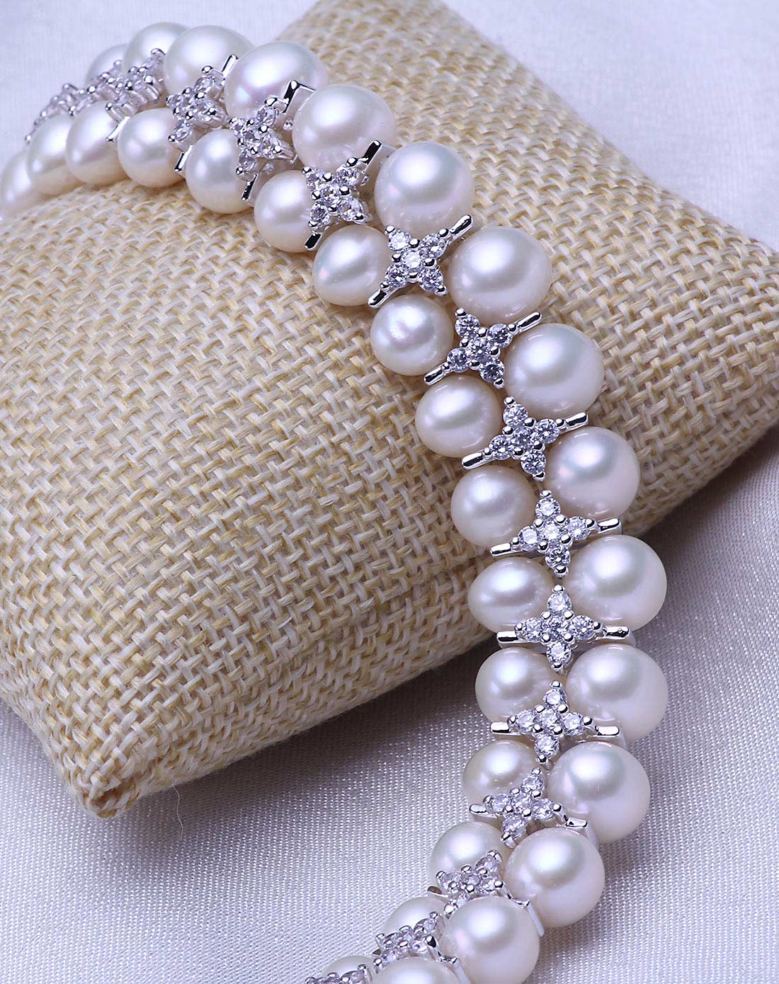 特价一生一世高圆圆同款项链双排淡水珍珠项链白色