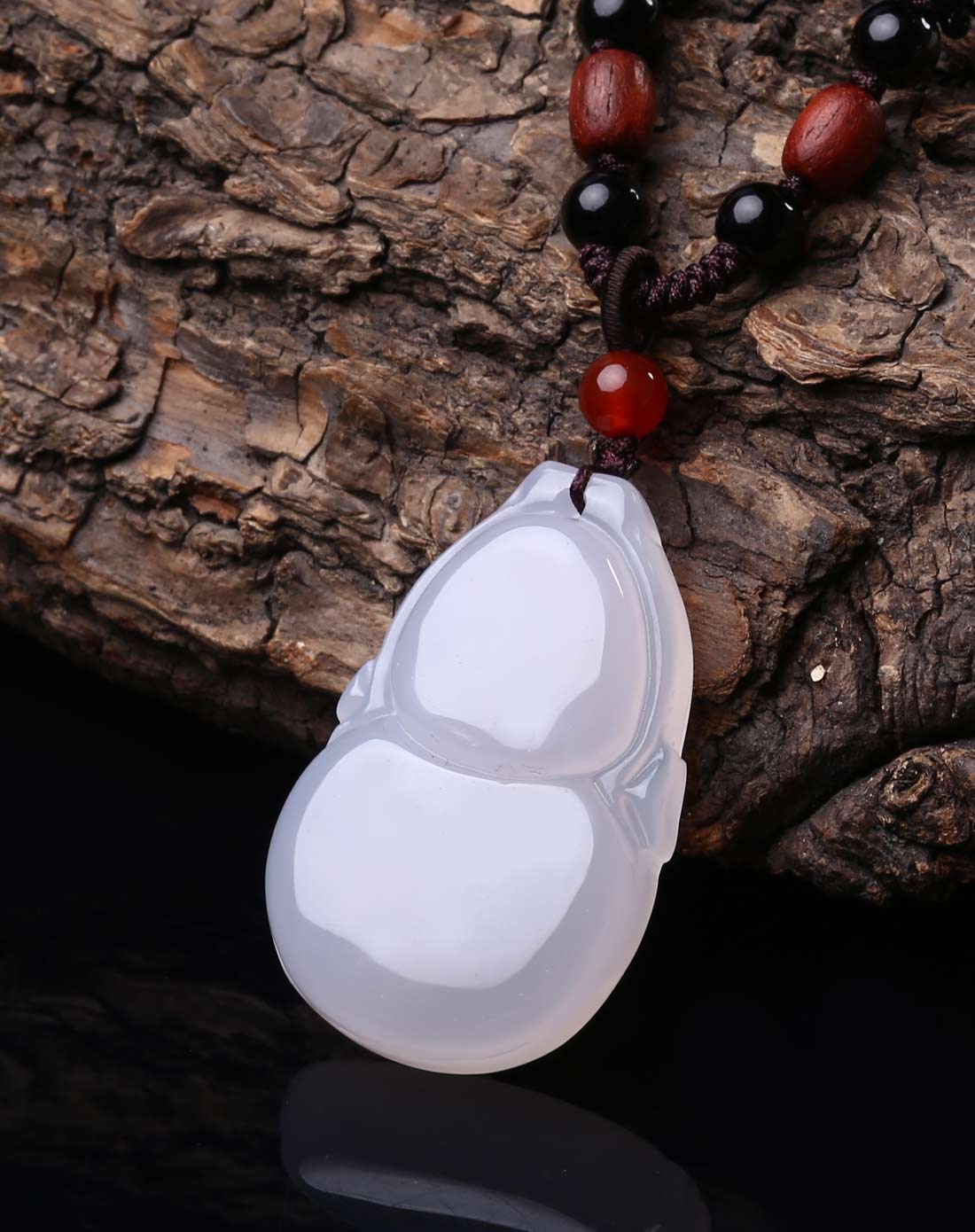 盈满堂天然白玉髓葫芦吊坠ymt14109041_唯品会