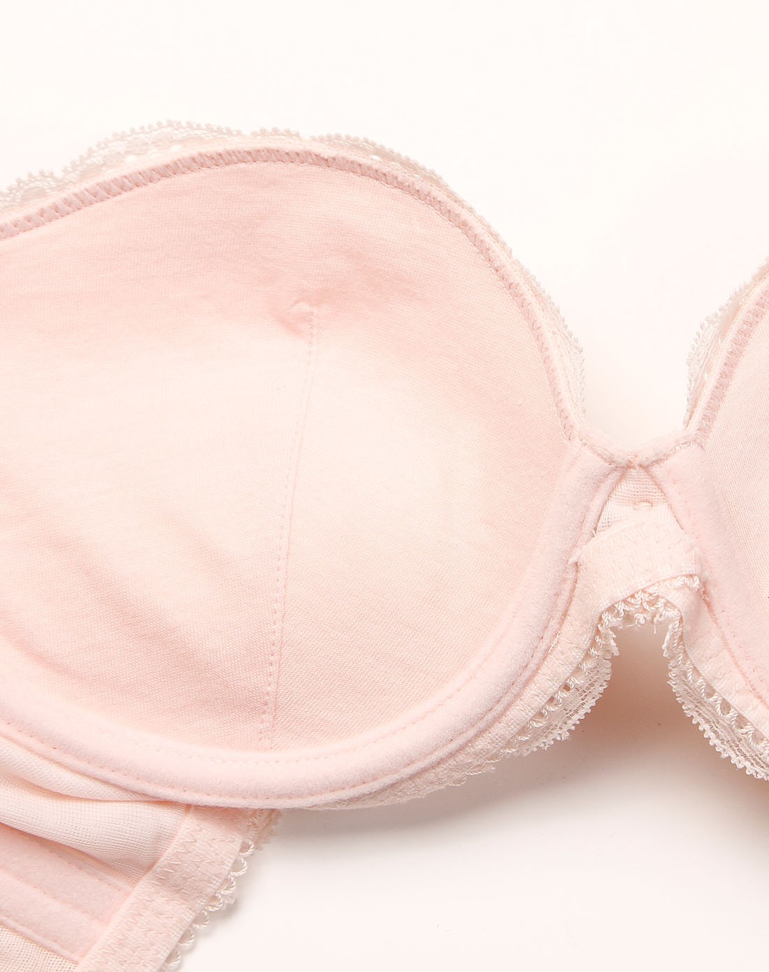 imi女款浅粉色蕾丝水袋3/4厚杯文胸