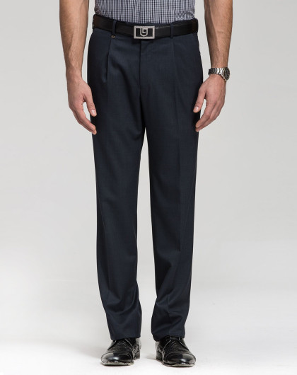 九牧王羊毛商务时尚西裤ja1320624_唯品会