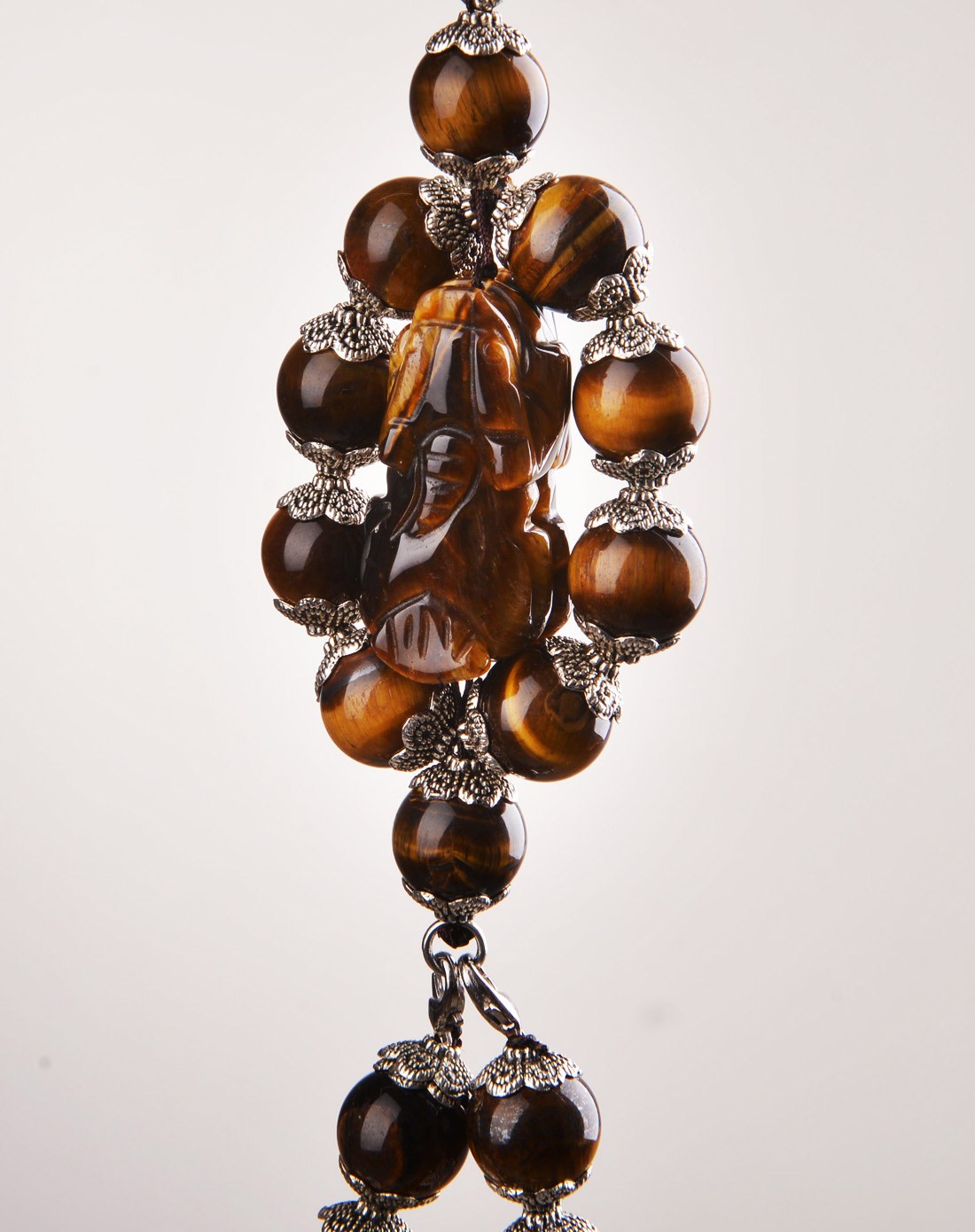 丽彩 虎眼须龙头挂饰