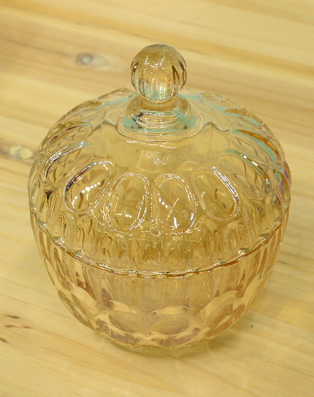 琥珀色水晶储物罐a