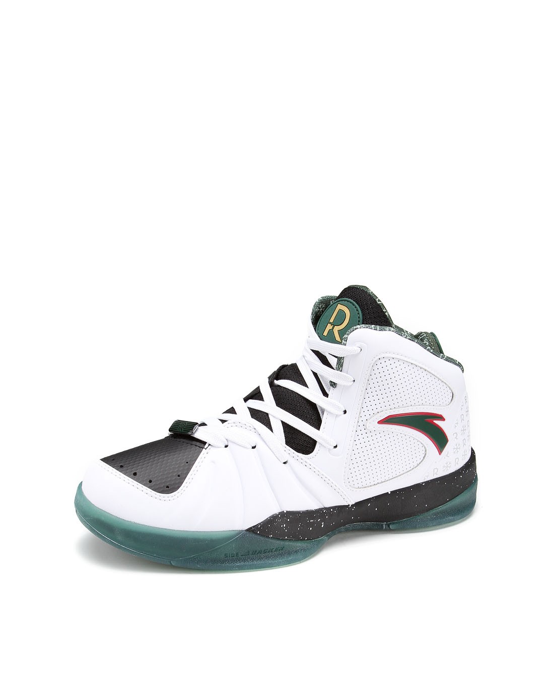 安踏anta活力男士运动专场-男款白配黑色篮球鞋 酷感时尚