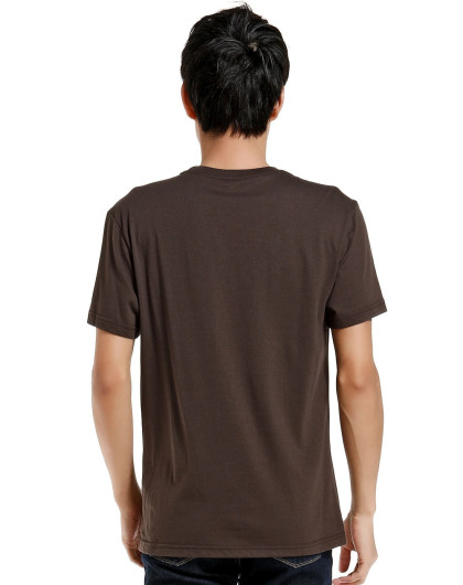 男款墨褐色短袖t恤 篮球系列