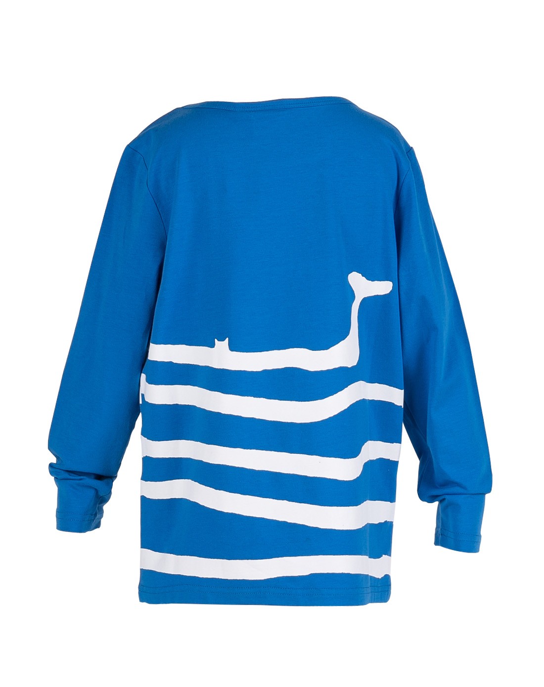 男童群青色长袖t恤