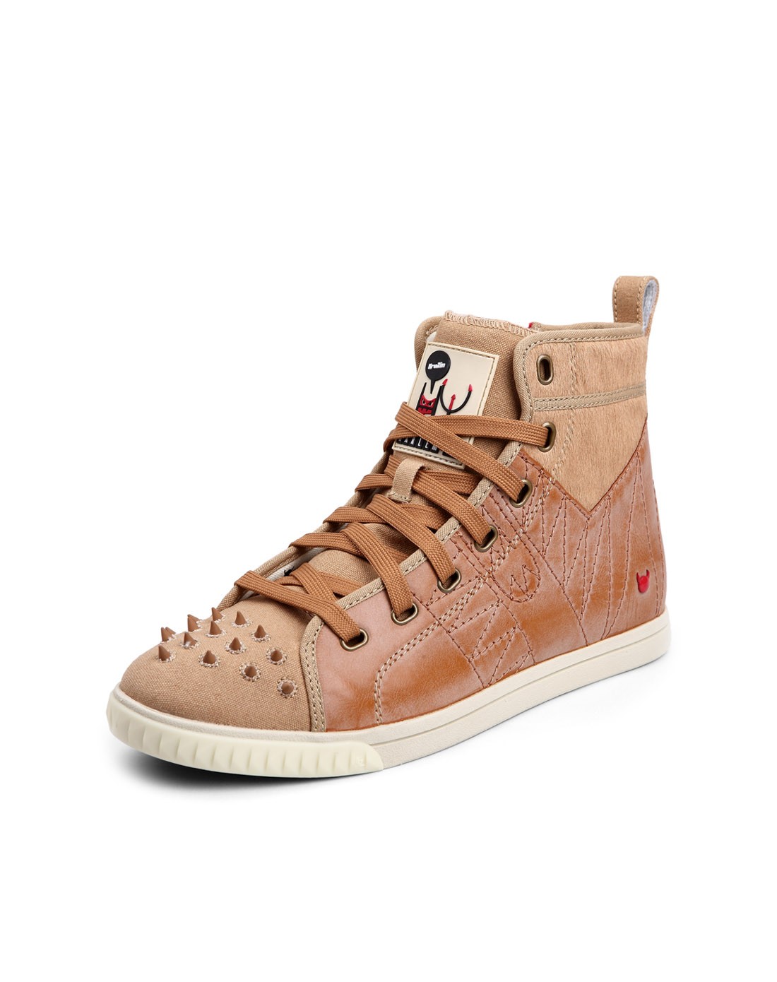 男kruzin crazy horse 疯马哈林时尚联名款-卡其色