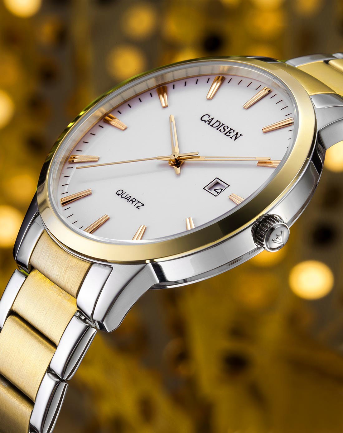 卡迪森cadisen2015年春季新款恒心系列精钢石英男表c6091mggw_唯品会