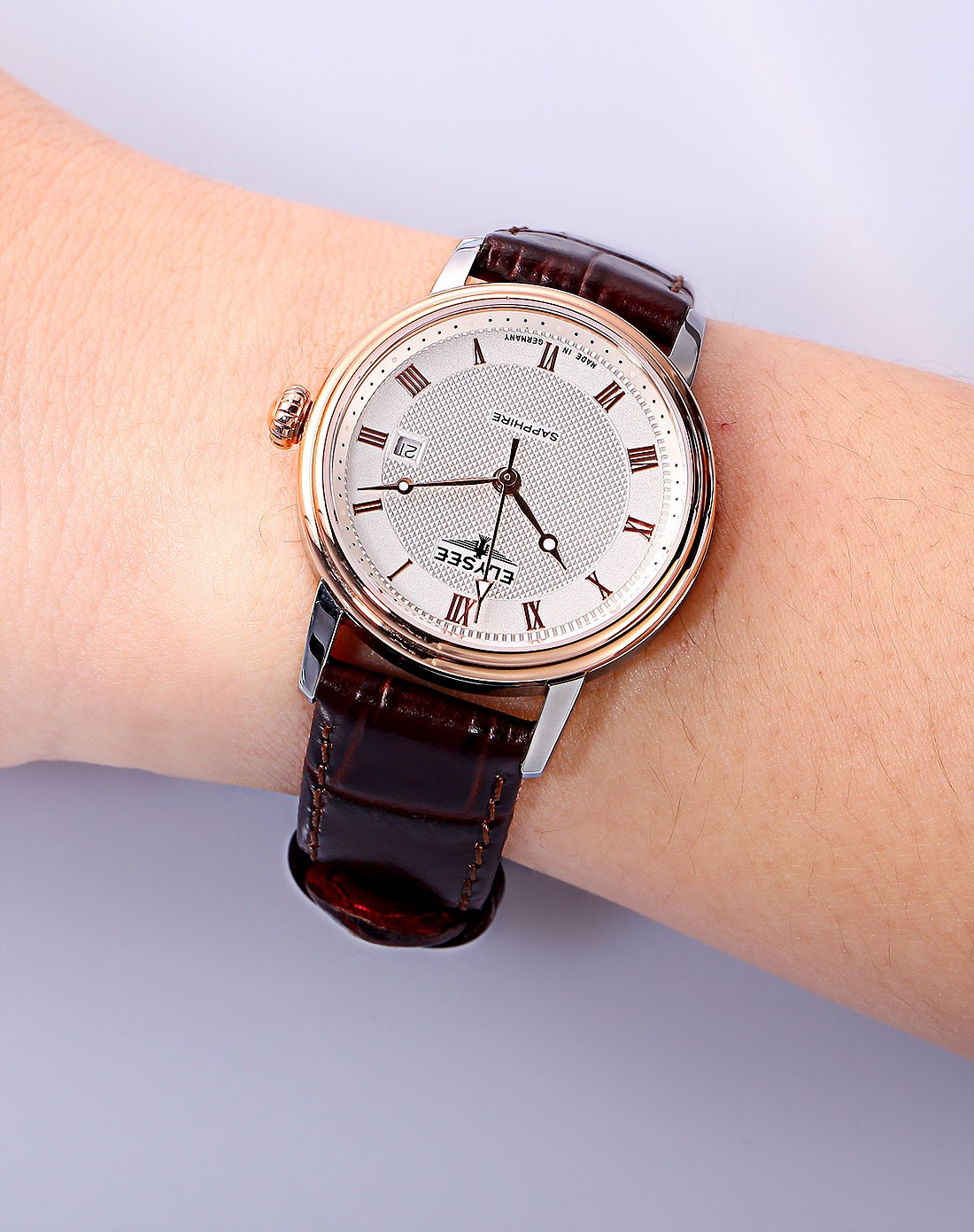 专柜同步款 德国名表 爱丽舍elysee 原装进口 瑞士机芯