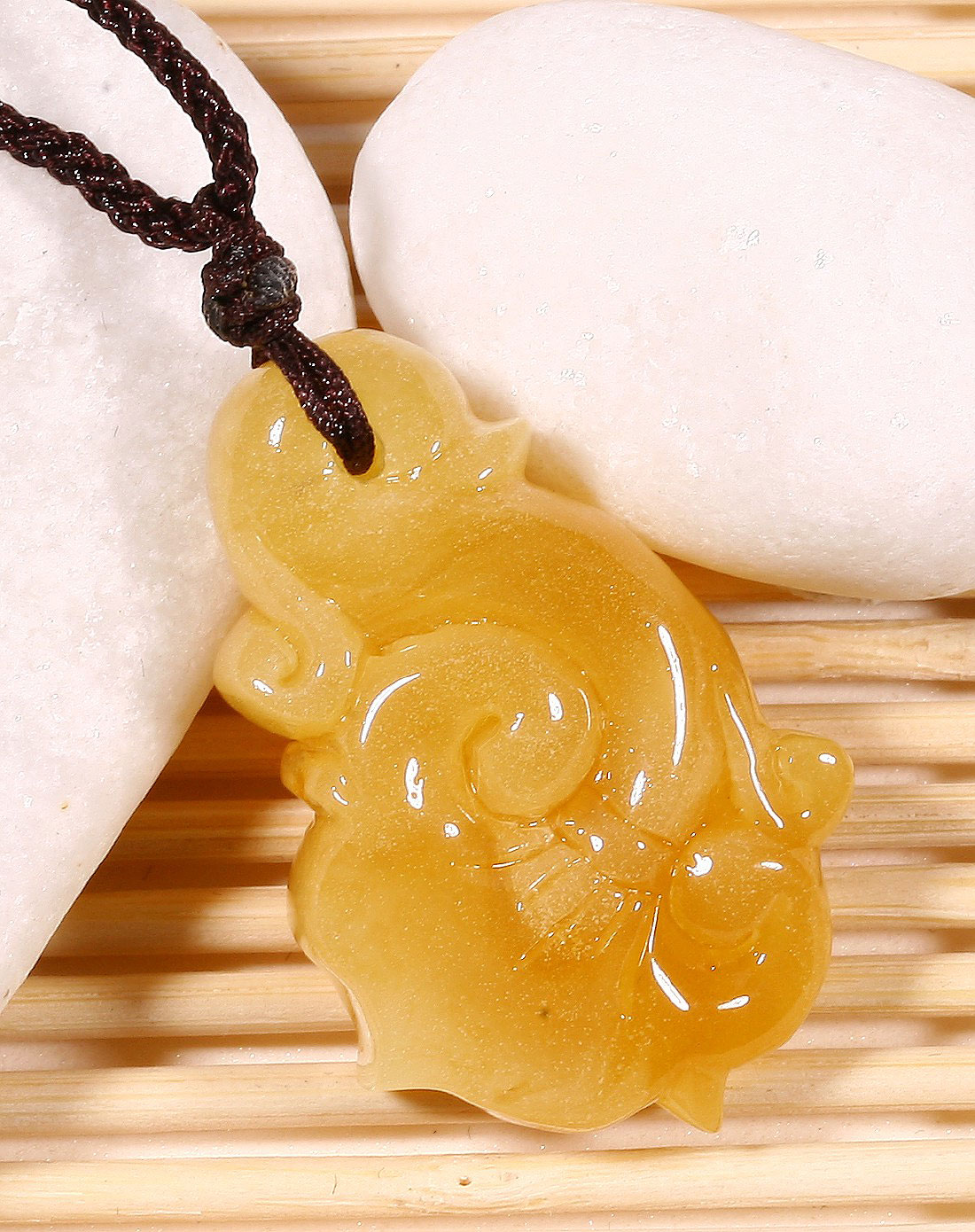 事事如意蜜蜡项链