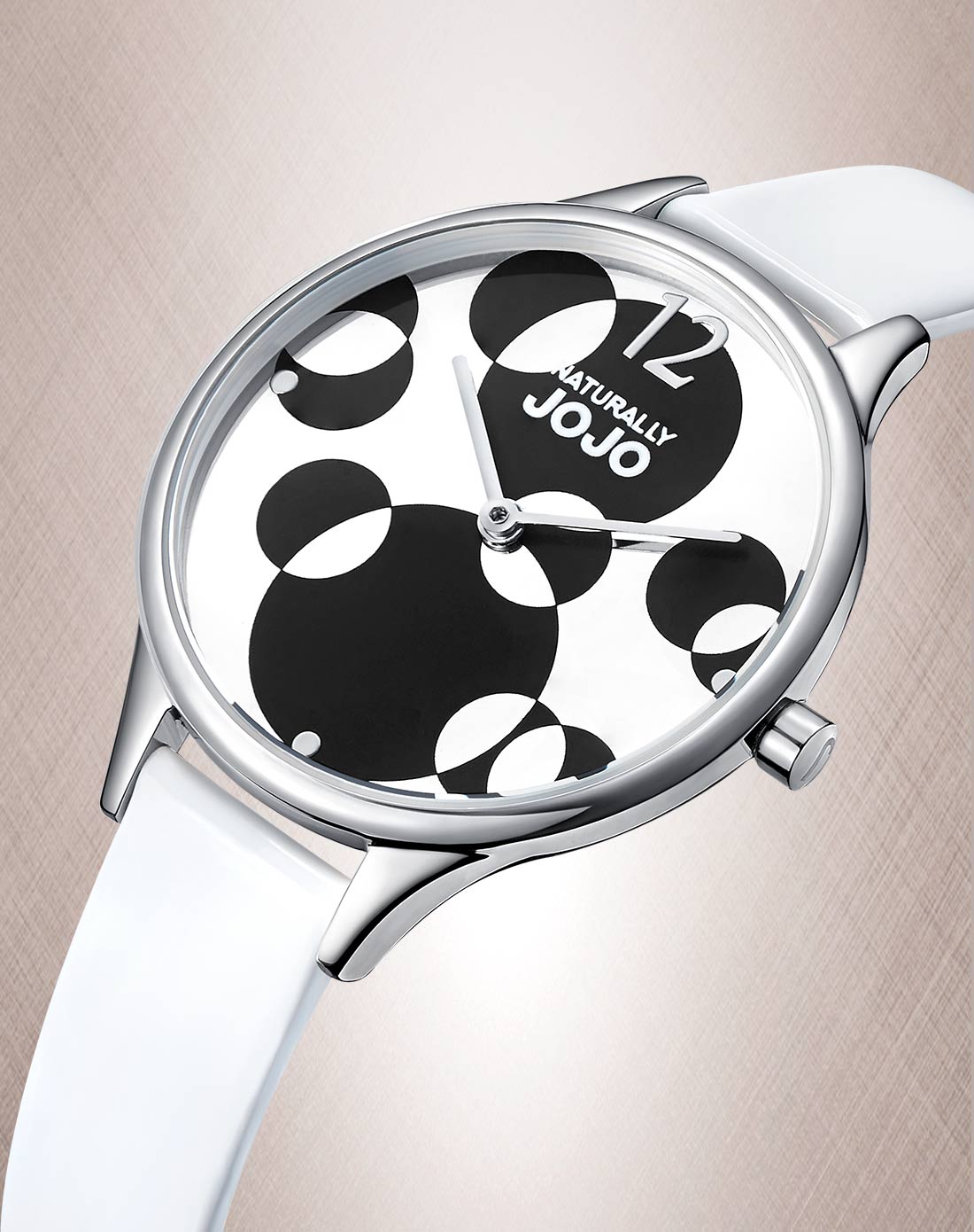 naturally jojo手表专场 > 2015新款 sweet系列纤细漆皮带女表