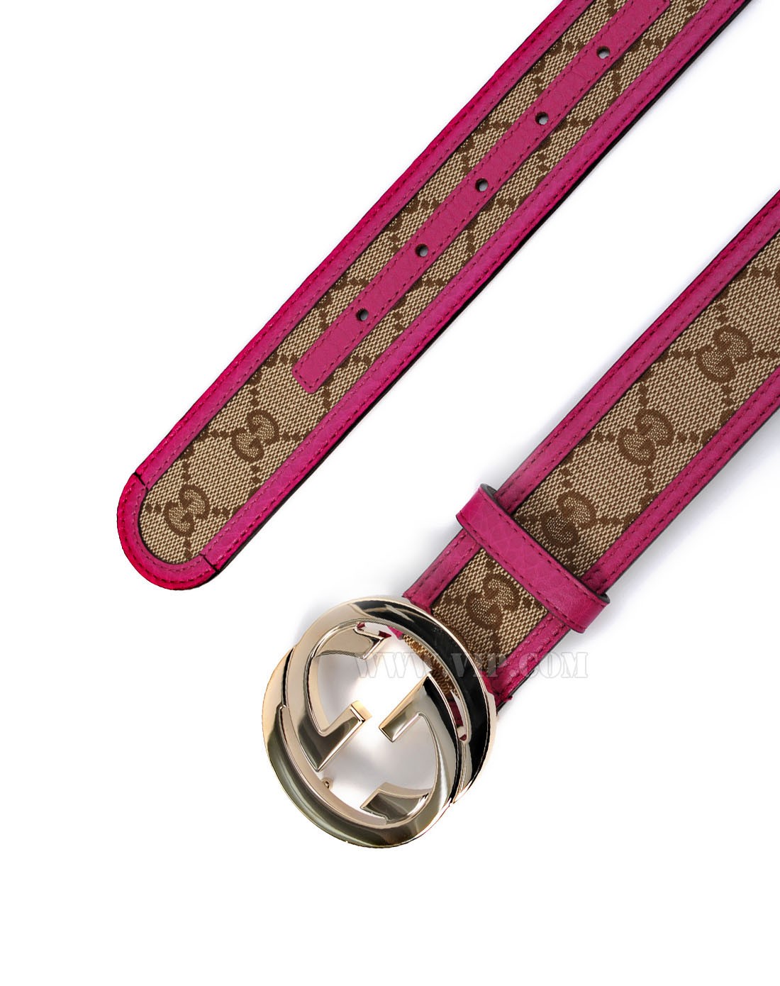 腰带专场gucci 女士帆布双g logo印花腰带114876-wcgg-8961_唯品会