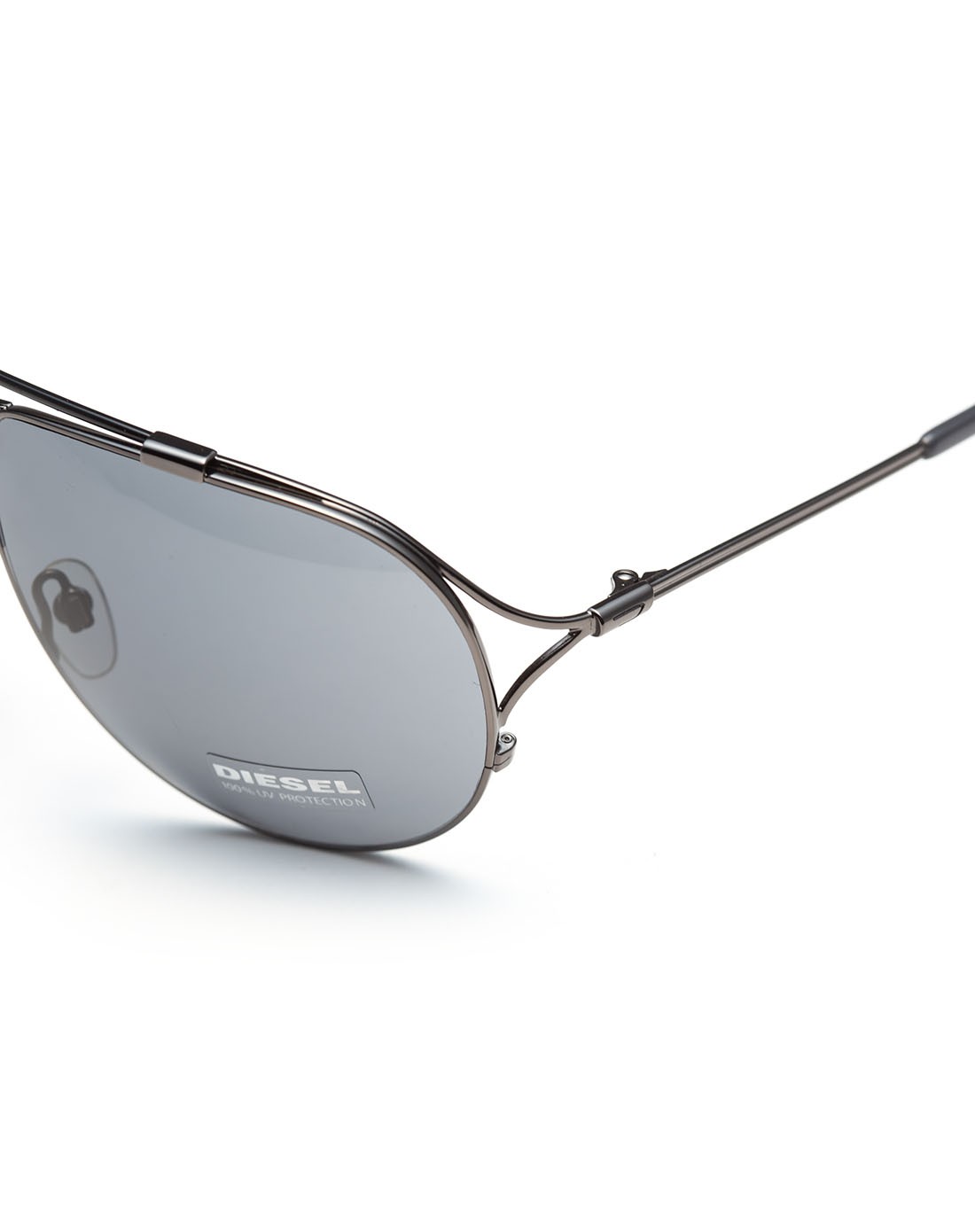 名品眼镜专场-diesel 枪色高端现代款太阳镜