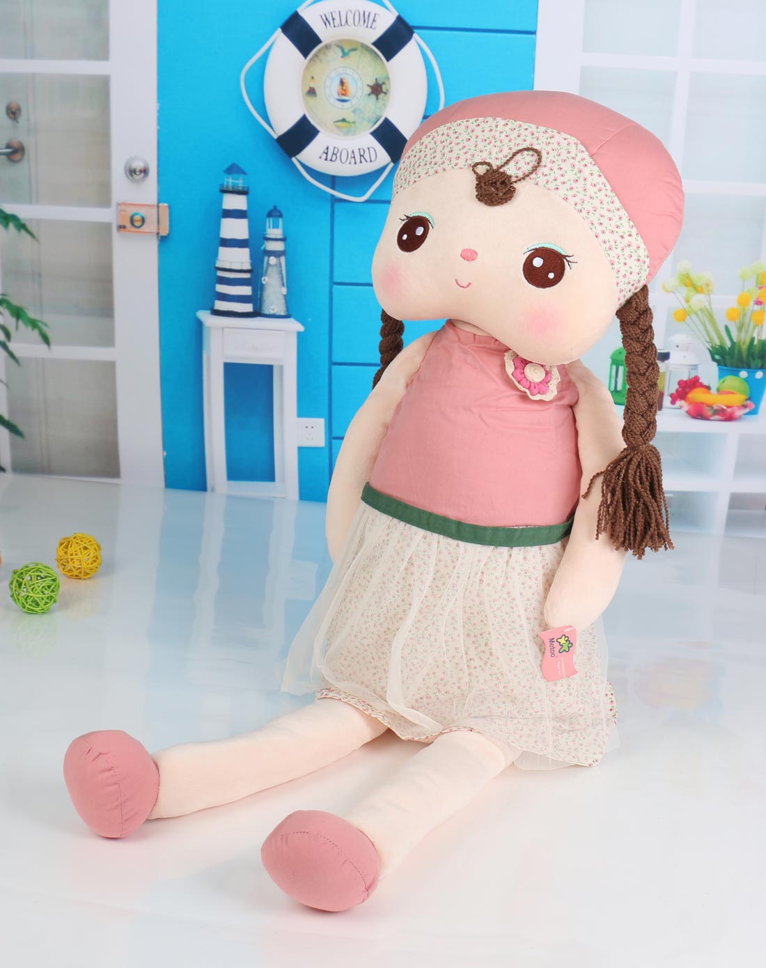 大号安吉拉娃娃-粉色-90cm