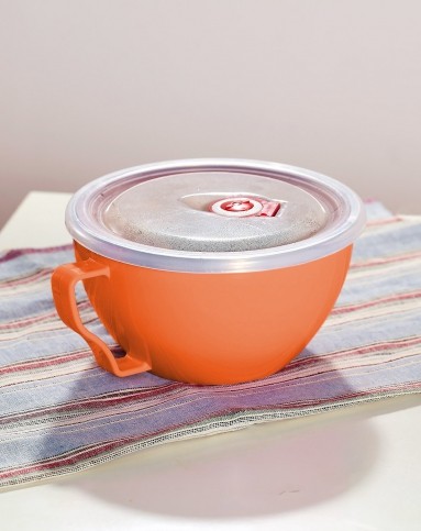 noka 韩式泡面杯-橙色