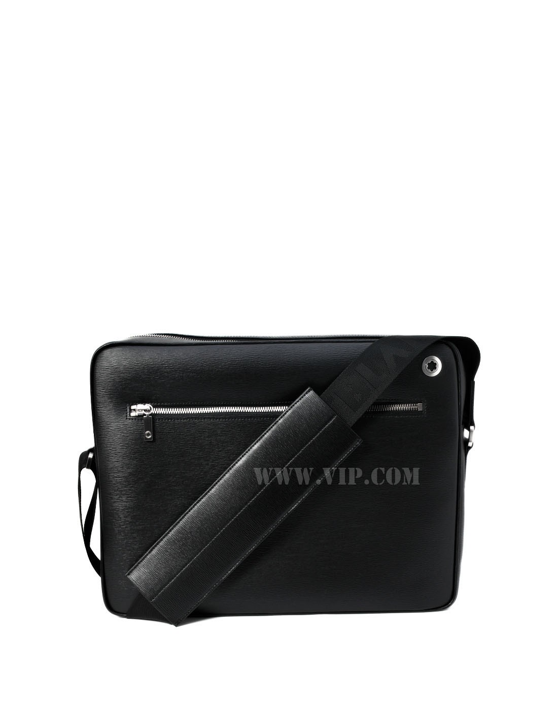 montblanc包包及配件专场男士皮质压纹长方形斜挎包104613_唯品会