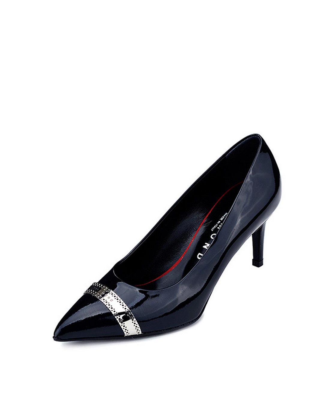 richmond意大利进口女款蓝色尖头高跟女鞋