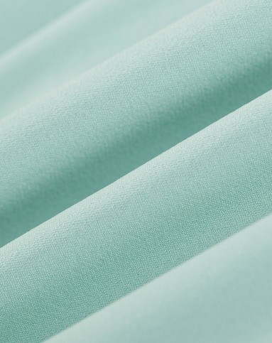 粉绿弹力修身连衣裙